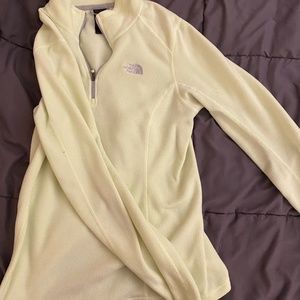 Lime Yellow The North Face Zipper Up
